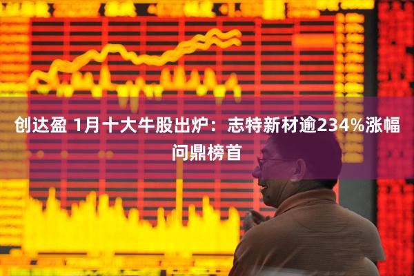 创达盈 1月十大牛股出炉：志特新材逾234%涨幅问鼎榜首
