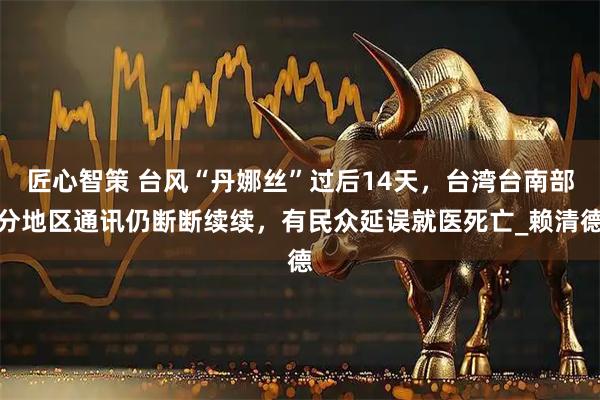 匠心智策 台风“丹娜丝”过后14天，台湾台南部分地区通讯仍断断续续，有民众延误就医死亡_赖清德